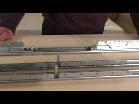 Видео: Раздвижные системы для столов. Производства Польши и Дании