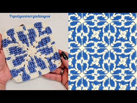 Видео: изготовление модели мотива для вязания крючком цветочного узора