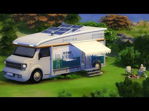 Видео: Самый уникальный стартовый дом в Sims 4? 🚐 Крошечный фургончик