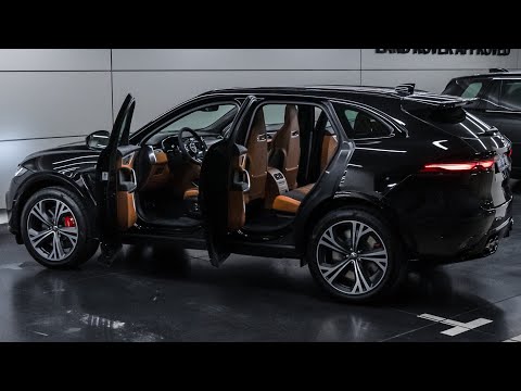 Видео: 2025 Black Jaguar F Pace SVR - Візуальний Огляд 4K