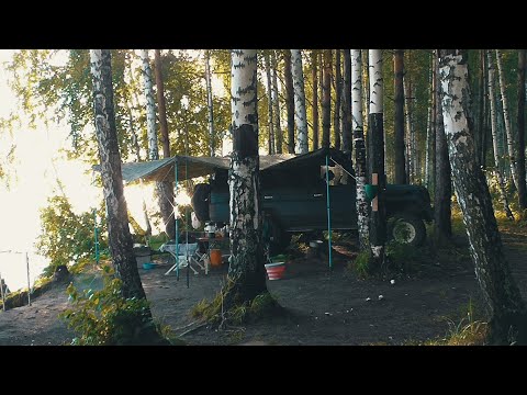 Видео: Отдых на 30 летнем Prado 78, ловля леща на фидер, в грозу. асмр