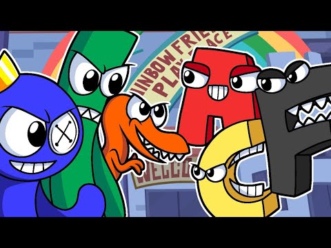 Видео: РАДУЖНЫЕ ДРУЗЬЯ - ДИКИЙ РЕЙВ! | Poppy Playtime/Rainbow Friends - Анимации на русском