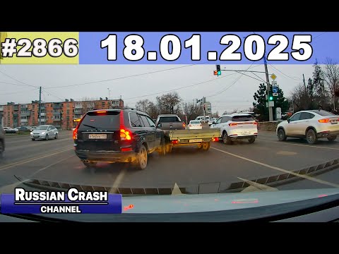Видео: ДТП. Подборка на видеорегистратор за 18.01.2025 Январь 2025