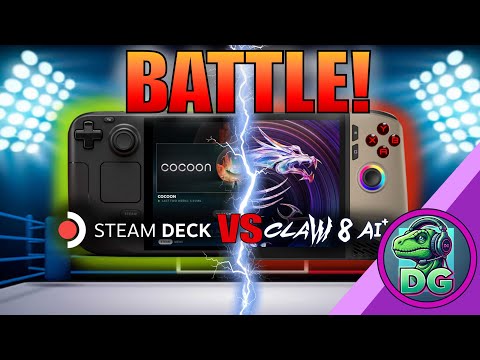 Видео: MSI Claw 8AI против Steam Deck OLED: решающее противостояние портативных консолей!