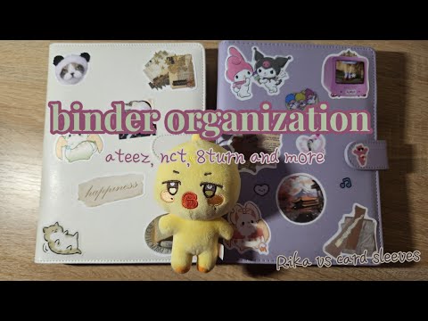 Видео: организация к-поп фотокарт // ateez, nct, 8turn and more photocard organization