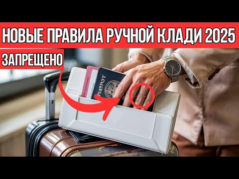 Видео: Правила Ручной Клади Авиакомпаний На 2025 Год — Не Попадитесь, Вашу Кладь Могут Не Принять!