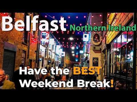 Видео: Потрясающие выходные? | Белфаст | Giants Causeway | Прибрежная дорога