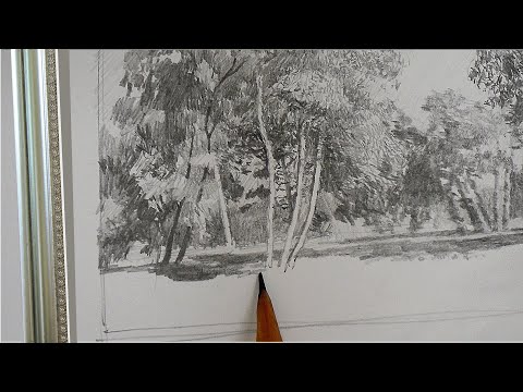 Видео: Рисунок карандашом: корректирующий слой штриха