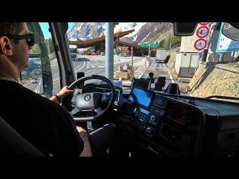 Видео: Дорога к Монблану | Как это выглядит глазами дальнобойщика #dalnoboy #montblanc
