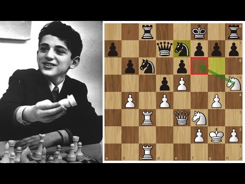 Видео: Влепил КОНЯ! ШЕДЕВР в исполнении юного Каспарова! Шахматы