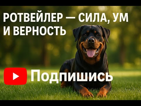 Видео: 🐾 🐾 РОТВЕЙЛЕР — СИЛА, УМ И ВЕРНОСТЬ | История самой надёжной собаки🐾