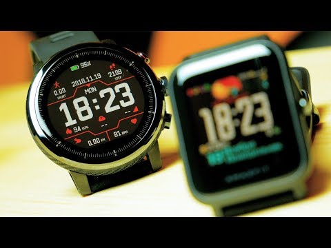 Видео: Amazfit Bip или Stratos?? Какие смарт часы от Xiaomi лучше!? Опыт использования.