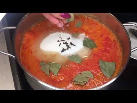Видео: Заготовка на зиму! Запечённый перчик 🌶🫑 в томатном соусе 🍅 Авторский рецепт