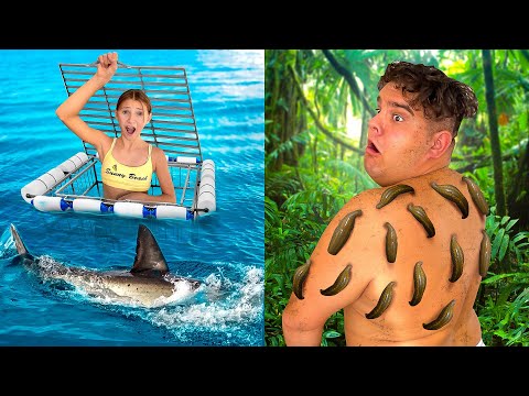 Видео: ПЕРЕЖИВАЕМ 100 СТРАХОВ ЗА 24 ЧАСА