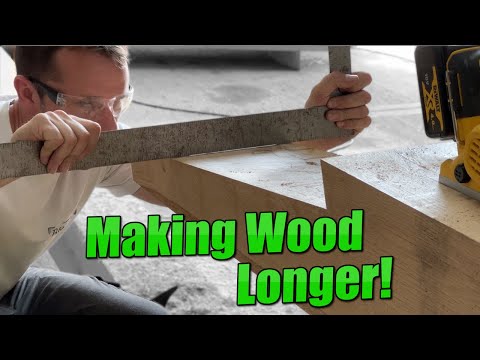 Видео: Сращивание дубовых балок для увеличения их длины — коническое сращивание