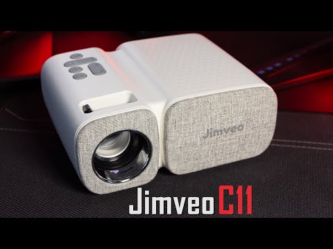 Видео: Jimveo C11 - недорогий проектор, що створює картинку до 250 дюймів. Огляд і враження