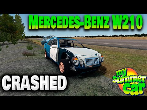 Видео: ПОПАЛ В ДТП НА MERCEDES W210 I My Summer Car