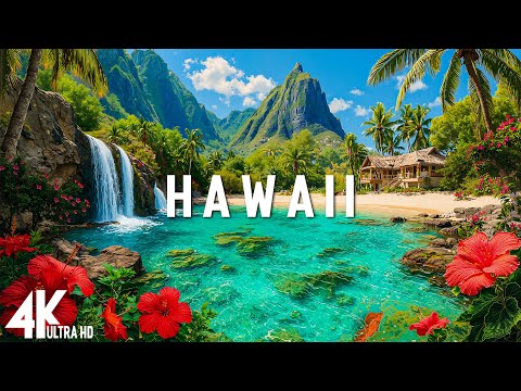 Видео: ВОЛШЕБНЫЕ ГАВАЙИ 4K UHD • Побег на остров • Релаксационный фильм с красивой успокаивающей музыкой