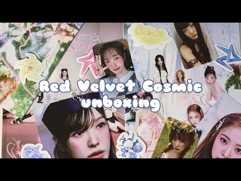 Видео: 🍒Red velvet cosmic albums unboxing / распаковка альбомов ред вельвет космик