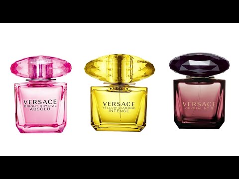 Видео: Три кристалла от VERSACE. Yellow Diamond Intense. Bright Crystal Absolu. Crystal Noir.