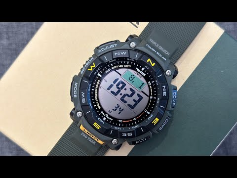 Видео: Крутой Tool Watch | CASIO PRO TREK PRG-340-3 | JMWATCHES