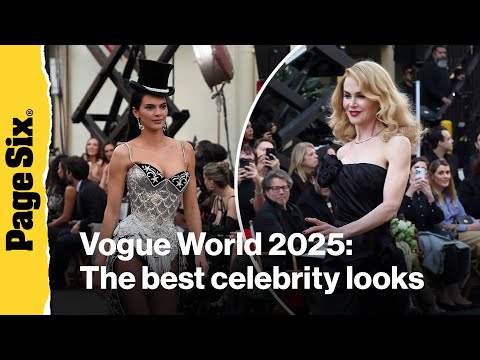 Видео: Николь Кидман, Кендалл Дженнер и другие образы знаменитостей из Vogue World 2025 | Актуальные тренды