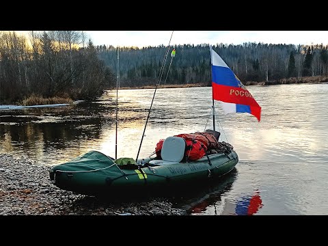 Видео: Сплав поздней осенью 120 км. Полная версия!