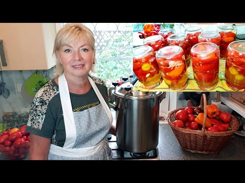 Видео: Заготовки на зиму.ВКУСНЫЕ ПОМИДОРЫ Просто и легко.В АВТОКЛАВЕ от "Фабрики Заготовщика"
