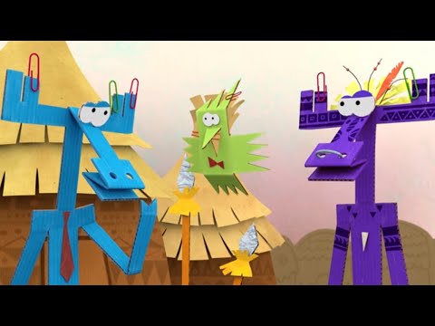 Видео: Бумажки. За бумажным морем. Развивающий мультик про оригами для детей. (Серия 17)