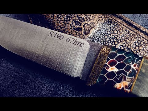Видео: Такой финиш, просто улучшит рез ножа. Сталь S390