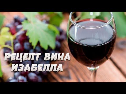 Видео: Домашнее вино из винограда изабелла пошаговый рецепт от А до Я.