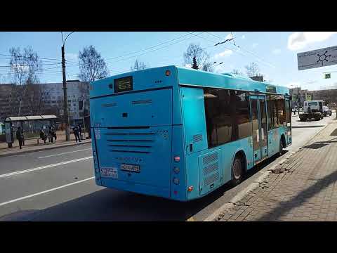 Видео: Автобус 32325 по 251 от пл. Мужества до Выборгской в СПб 12-*: МАЗ-206.945 по №251 (16.04.22)