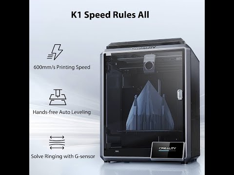 Видео: Распаковка и первая печать на Creality K1