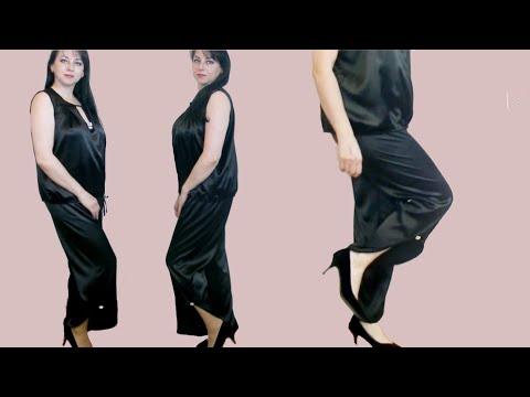 Видео: Как сшить брюки с фигурным низом? Брюки для любительниц выделиться.