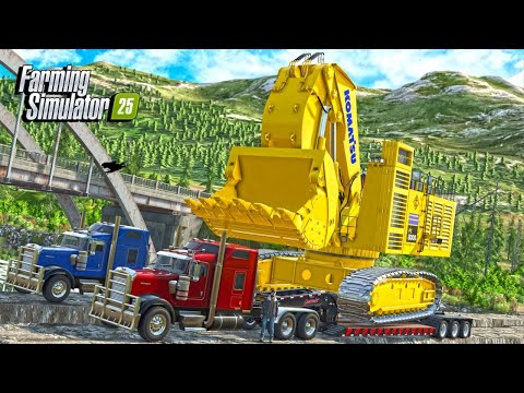 Видео: Я вожу самый тяжёлый груз через Юкон! | Farming Simulator 25