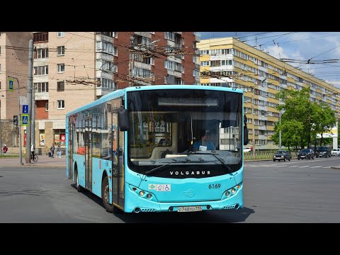 Видео: 6196 по 191 | Volgabus-5270.G2 (LNG) | Санкт-Петербург