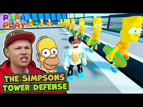 Видео: Ральф и Барт защищают Спрингфилд в The Simpsons Tower Defense