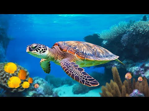Видео: Шум моря 🐢 музыка, расслабляющая водных животных🐋 музыка  лечащая нервы и помогающая заснуть