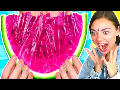Видео: Лайфхаки для Обжор! Желейный Арбуз и не только!
