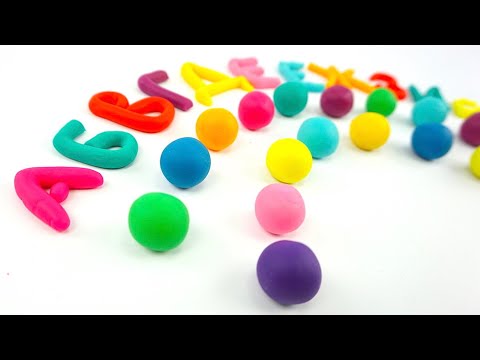 Видео: Учимся лепить из пластилина. Лепим алфавит, учим буквы