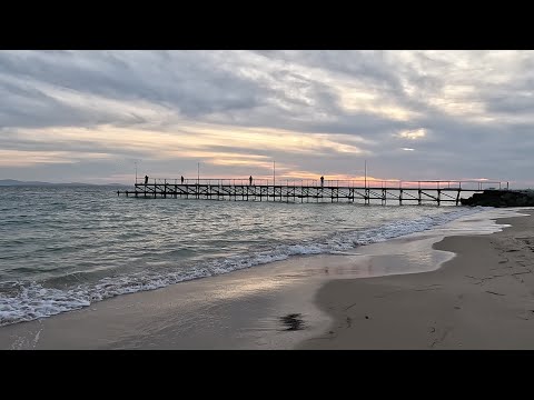 Видео: Sunset in Ravda, Bulgaria / Красивый закат в с.Равда, Болгария