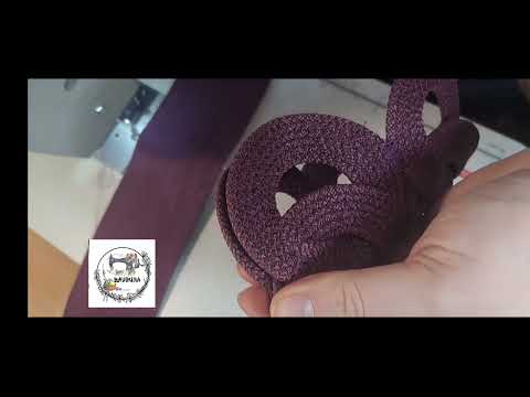 Видео: Сумка из шнура в технике зигзаг, маленькая сумка.DIY сумка из шнура в виде колец.Учусь шить из шнура