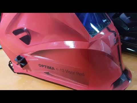 Видео: FUBAG OPTIMA 4-13 Visor Black & Visor Red. Маска сварщика Fubag “Хамелеон”.