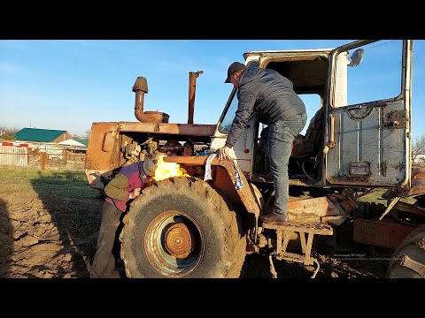 Видео: пускач на Т-150 разорвало!