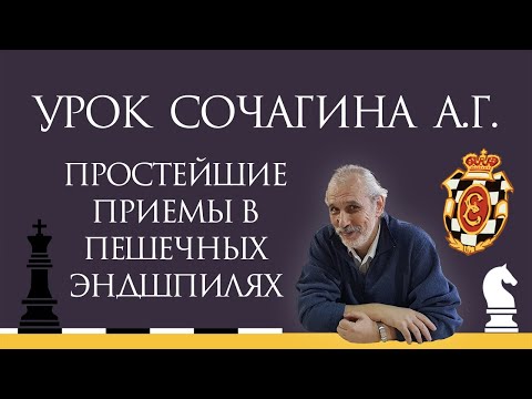 Видео: Видеоурок А.Г. Сочагина. Простейшие приемы в пешечных эндшпилях