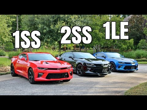 Видео: 2017 Camaro 1SS против 2SS против 1LE