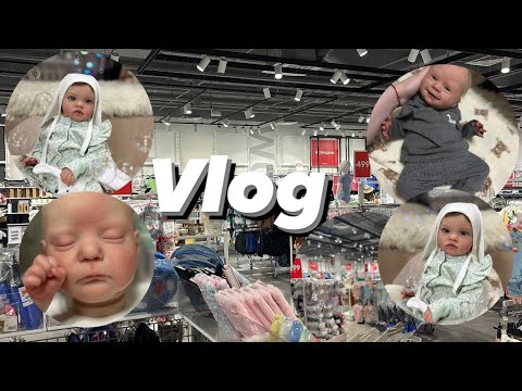 Видео: Влог☀️// Шопинг в SinSay 🛒🛍️// РАСПИСЫВАЮ КУКЛУ РЕБОРН 🎨// Новинки для малышей 😍