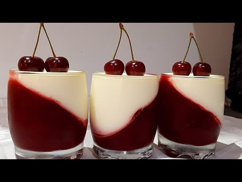 Видео: Десерт Панна - Котта🍒Բալով և սերուցքով ժելե🍒 Պաննա - Կոտտա💯👍