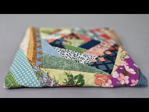 Видео: --Удивительный проект шитья из обрезков ткани / идея для шитья, DIY шитьё