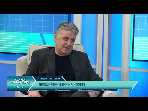 Видео: Проф. д-р Игор Костов - Проширени вени на нозете